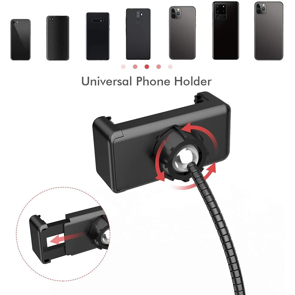 Anneau lumineux LED pour Selfie, lampe chaude et froide avec trépied, télécommande USB à intensité variable pour téléphone, vidéo, lampe de remplissage en direct