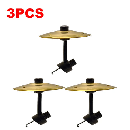 1-4PC tir à la main voiture Crash cymbale universelle Clip-On Mini tambour cymbale évent voiture tambour cymbale voiture intérieur Instrument de musique