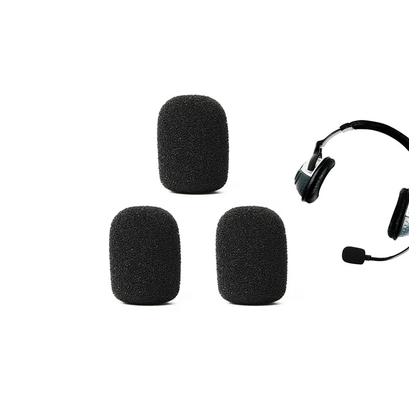 5 Pcs Small Foam Mini Microphone Covers For Headset Microphone Mic Cover For Headset Protection For Lavalier Microphones