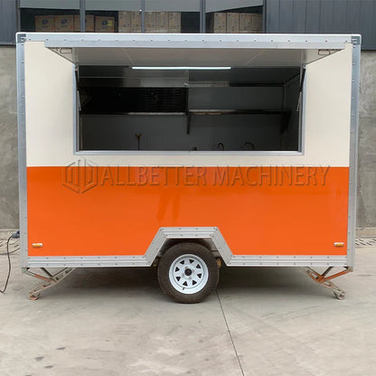Allbetter Custom Small Food Trailer Concession Mobile Food Truck Catering Truck for Sale Ice Cream Cart Food Trailer