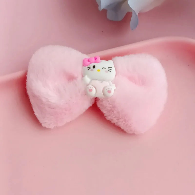 Kawaii Hair Accessories Side Clips That Won Hurt Hair Cute Cartoon Kuromi With Multiple Colors Choose Two Designs Girl Gift Toy