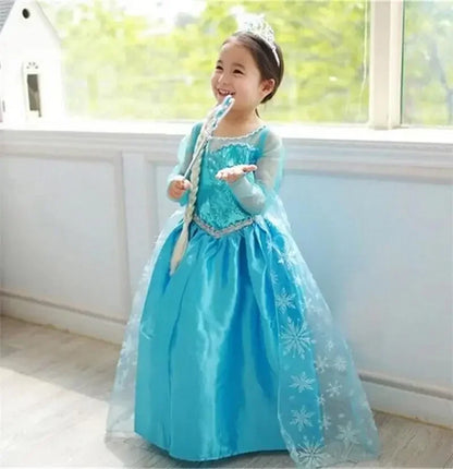 Robe de princesse pour filles, costume de Cosplay pour enfants, vêtements d'Halloween, de carnaval, d'anniversaire, costume de princesses pour enfants