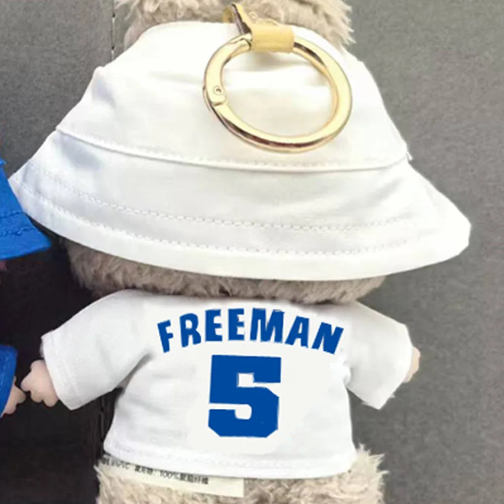 For 15/17cm Labubu Baseball Set Fashion Clothing Cute Doll Clothes Labubu V1 V2 V3 Sitting Party Diy toy Accessories girl Gift