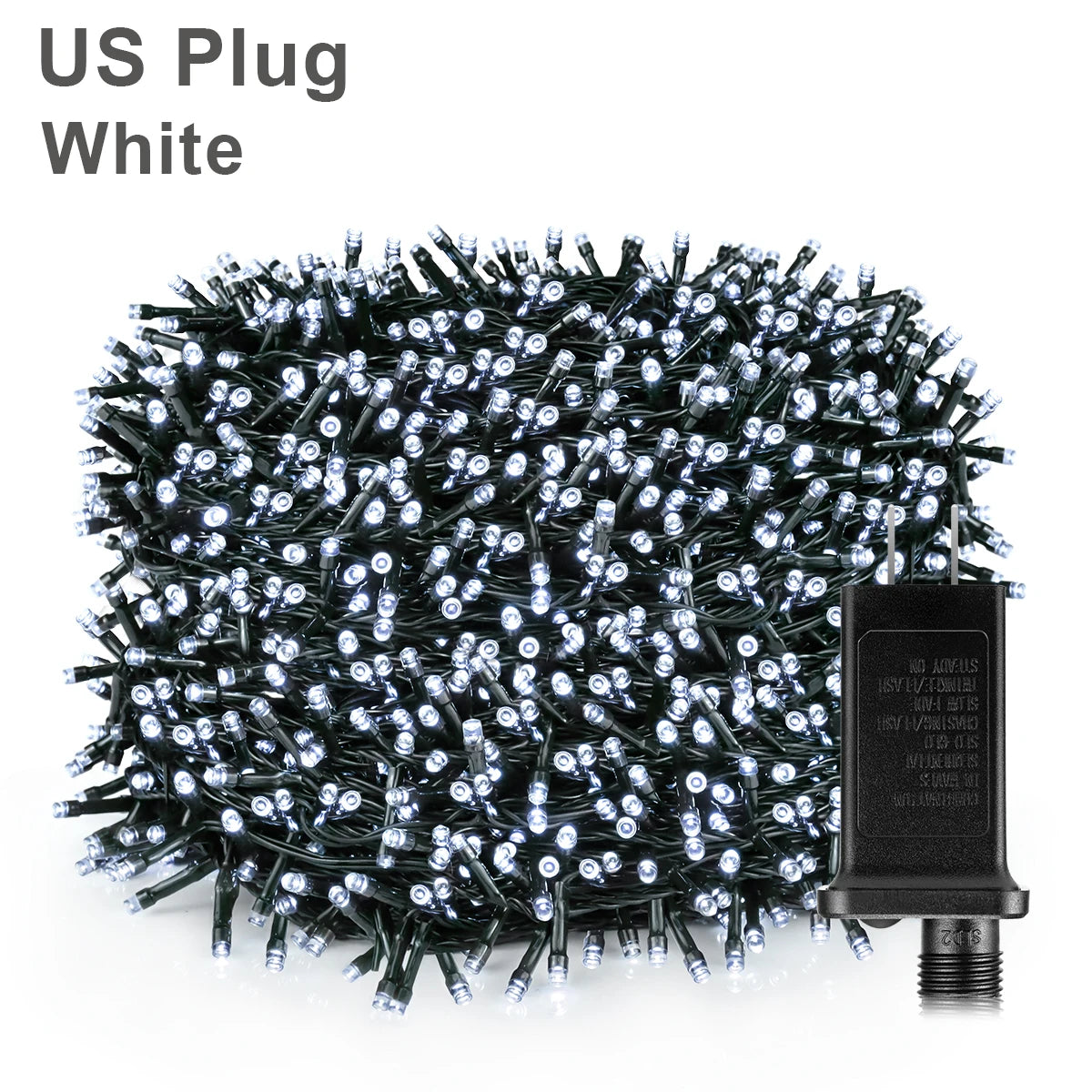 Energy Saving LED Outdoor Garden String Lights 10M 20M 30M 50M 100M Solar/EU/US Plug Charging LED Christmas Lawn Luminous Lamp