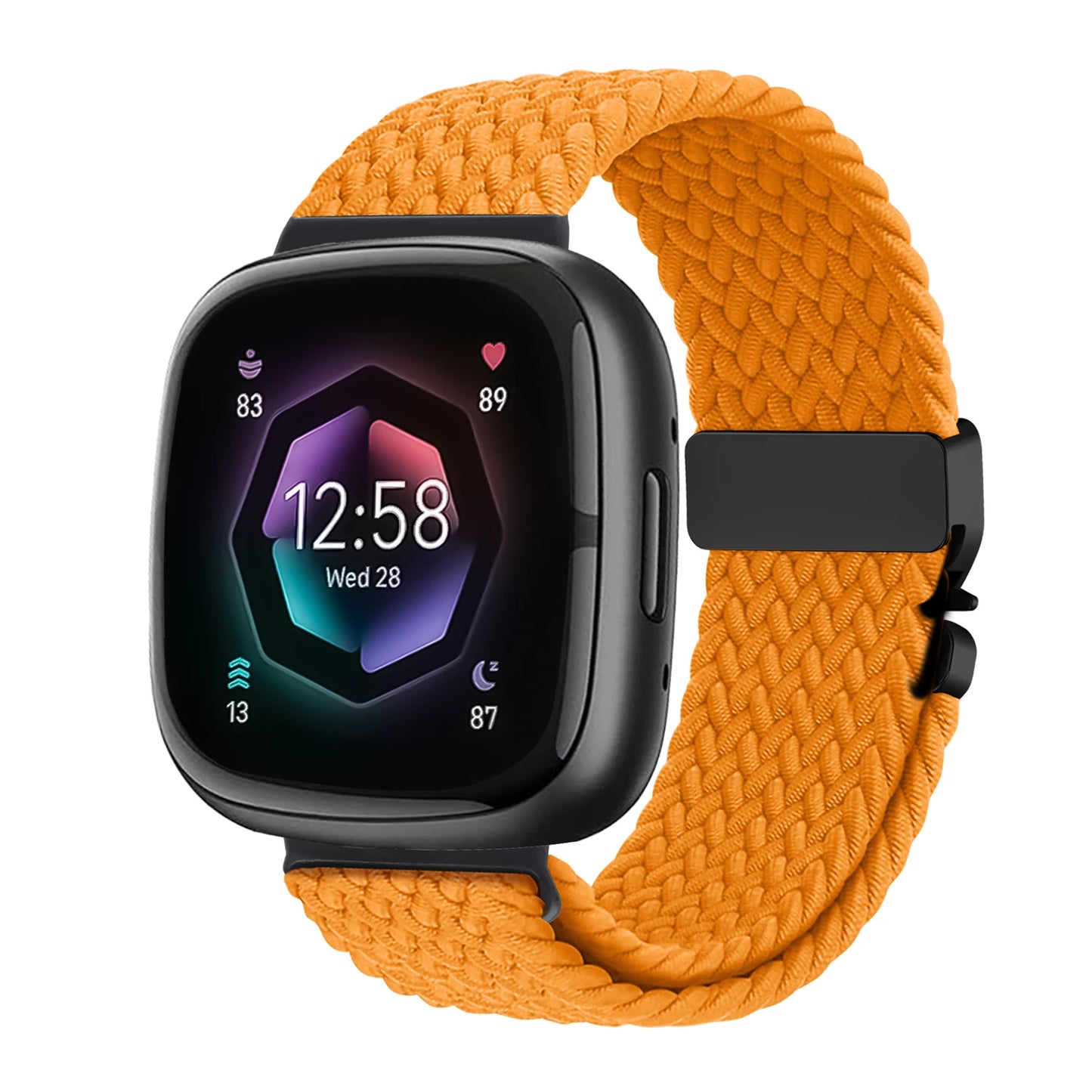 Parachute Braided Strap for Fitbit Versa 4 3 Sense 2 band Accessories replacment nylon correa Bracelet for Fitbit Versa 4 Strap