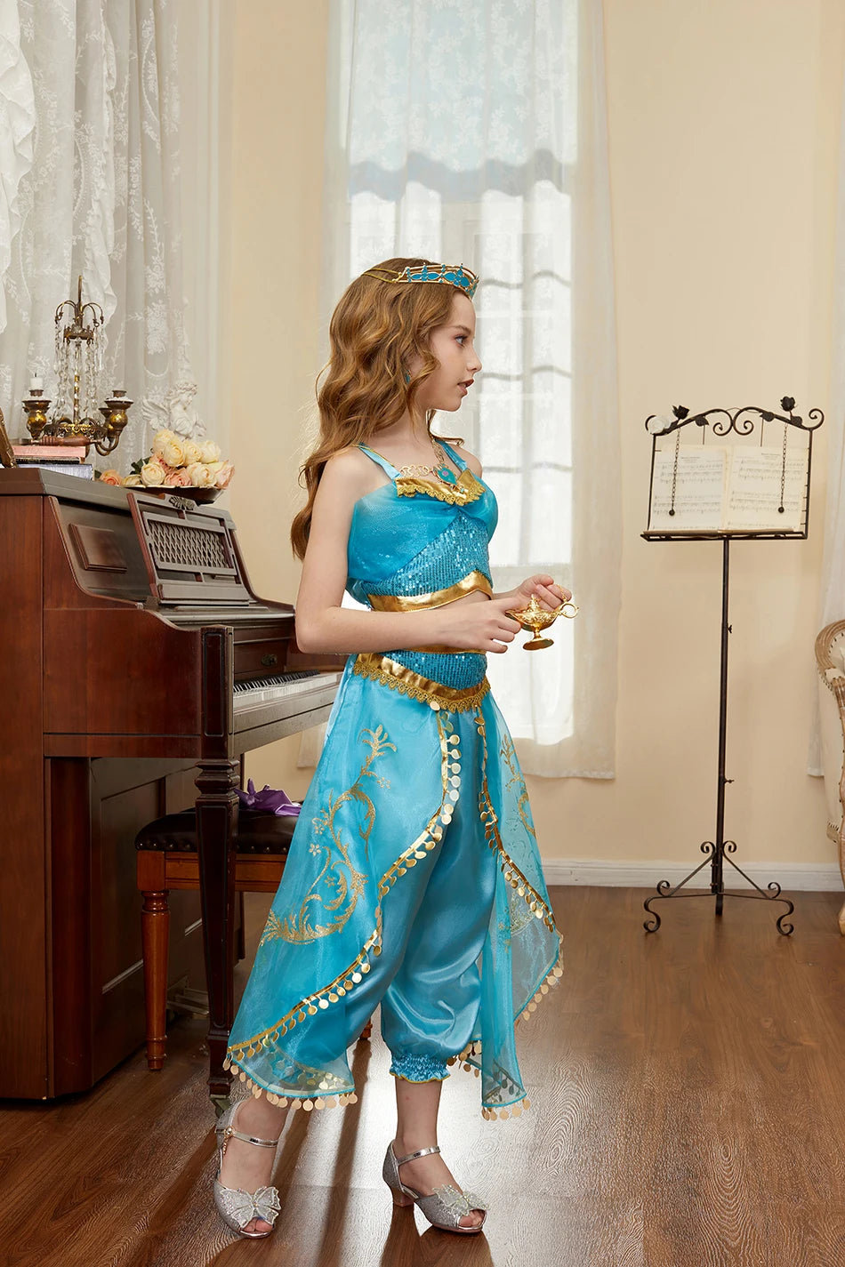 Robe de princesse pour filles, robe d'anniversaire à volants pour enfants, robe de Noël pour enfants,  spectacle, robes de cosplay fantaisie