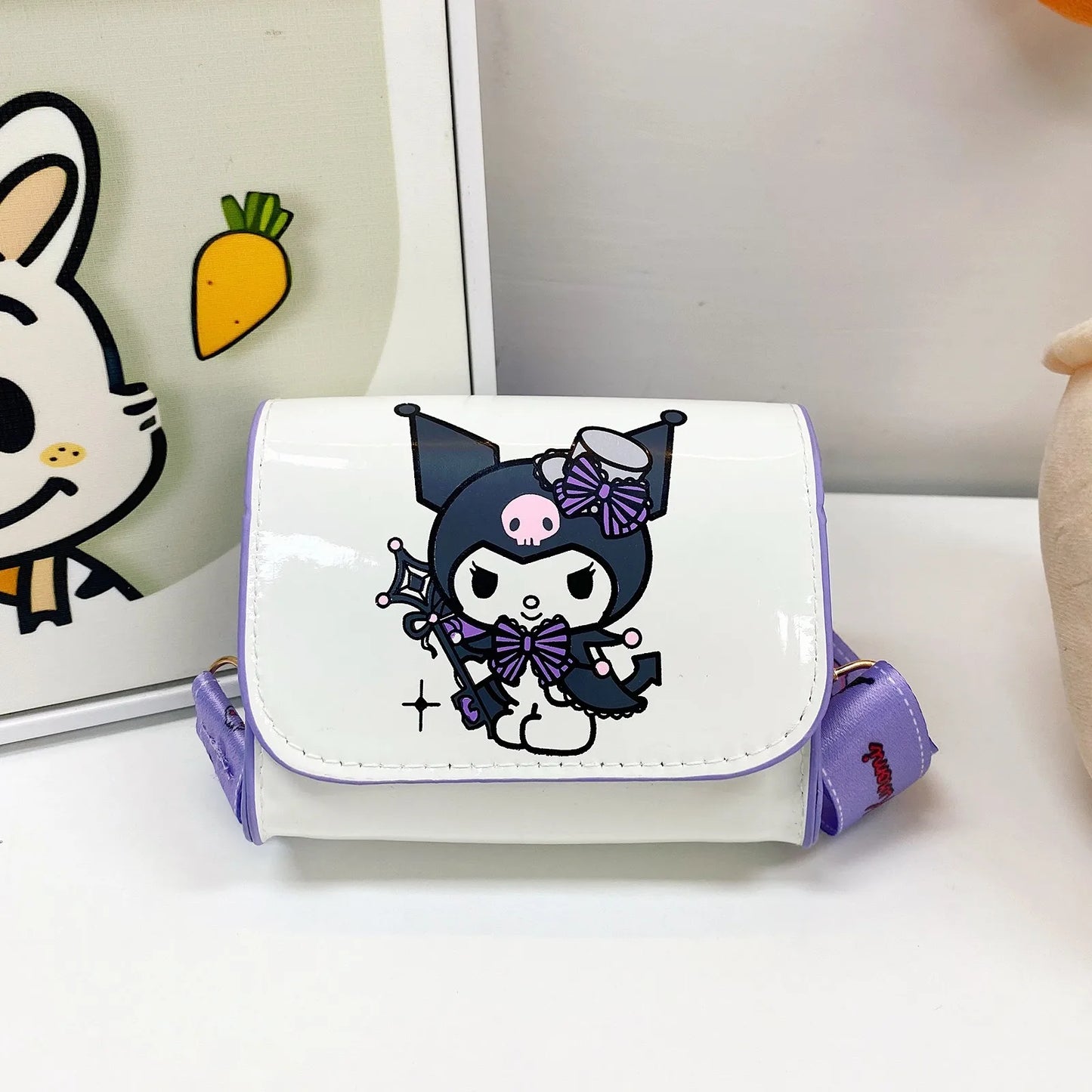 Sacs à bandoulière mignons Anime Kuromi Stitchou pour filles et femmes, marque de luxe, mini sacs de créateur de haute qualité, cadeaux