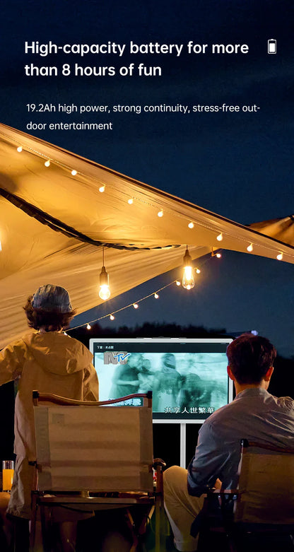 All-in-One KTV Touch Screen Wireless Smart Party Bluetooth Android System Powerful Machine Karaoke Players Speaker With Mic