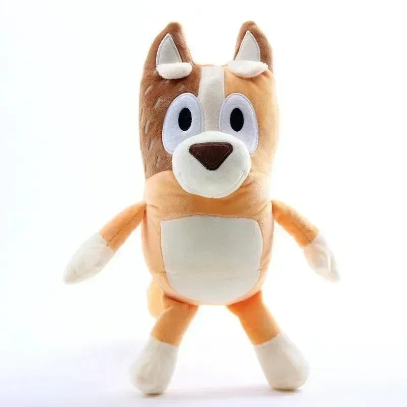 Peluches familiales  17/28 cm – Chiens de dessin animé, peluches douces, idéales pour les anniversaires et les cadeaux de Noël