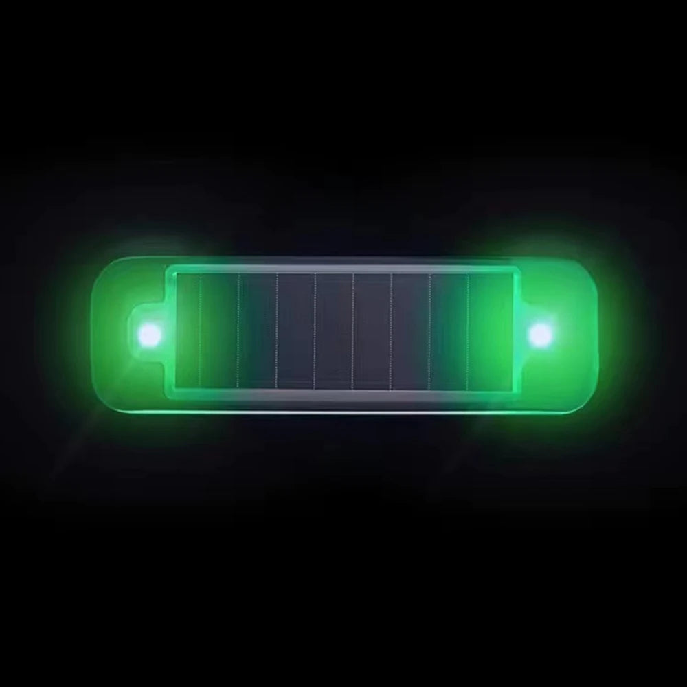 Mini LED énergie solaire voiture voyant d'avertissement nuit sécurité simulée alarme sans fil antivol lampe d'avertissement clignotant lampe d'alarme factice