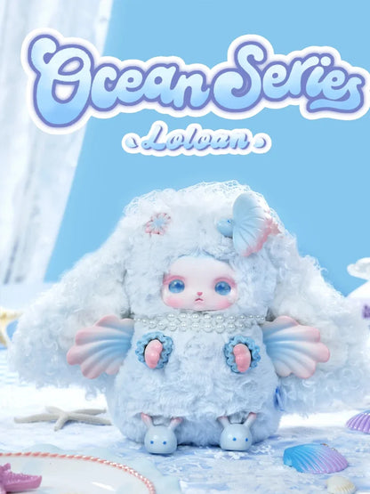 Original Blind Box Loloan Ocean Series Mystery Box Cute Backpack Pendant Room Decor Toy Birthday/Christmas Surprise Gift