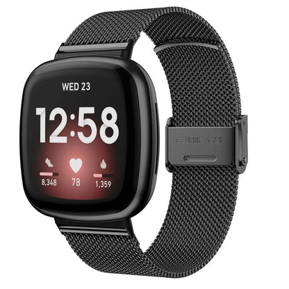 Milan Stainless Steel Watch Strap For Fitbit Sense Versa 4 3 Wristband Bracelet Metal SmartWatch Band Fitbit Versa4 Versa3