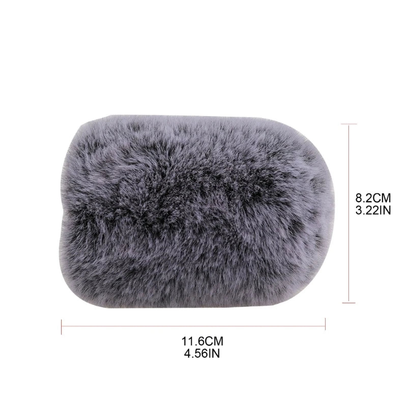 Bonnette anti-vent en fourrure pour microphone, protection anti-vent, filtre anti-pop pour microphone AT2020