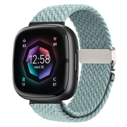 Braided Parachute band for Fitbit Versa 4 3 Sense 2 Strap Accessories replacment nylon belt Bracelet correa Fitbit Versa 4 Strap