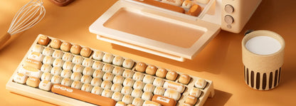 Akko MonsGeek MG75W Bun Wonderland Mechanical Keyboard 75% 83 Keys Hot Swap USB Type-C/2.4G Wireless Dual-mode Gaming Keyboard