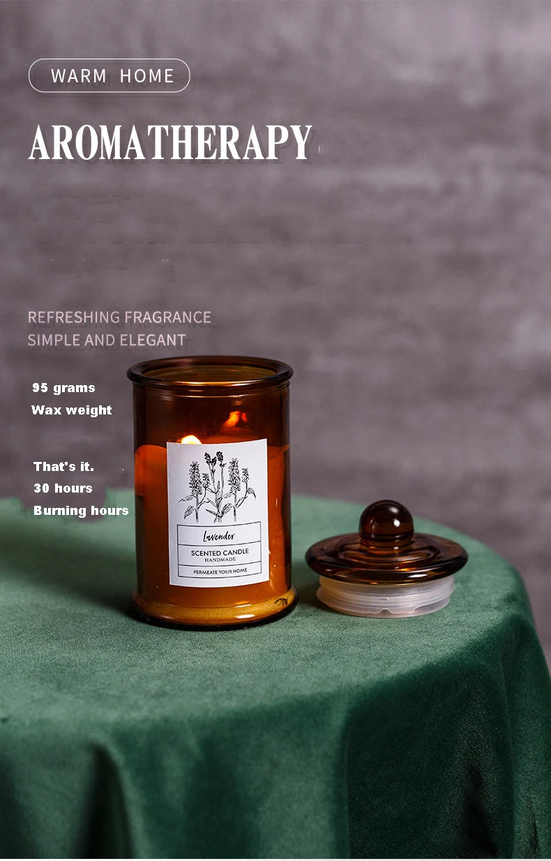 Bougies d'aromathérapie, cire de soja, petits théBougies d'aromathérapie, cire de soja, petits pots à thé, cadeau parfumé, cadeau à porter à la main Jars, Fragrance Gift, Handheld Gift