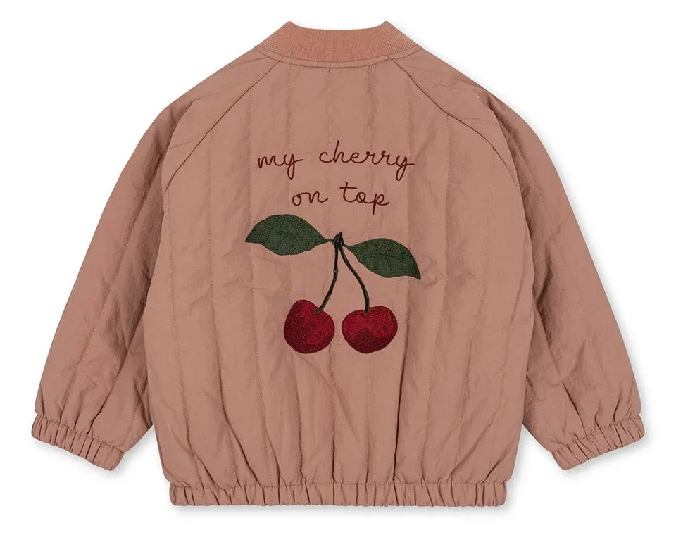 Brand KS Children's Lambswool Jacket Coat Autumn Winter Baby Boys Cotton Outerwear Toddler Girls Flight Suit Jacket Kids Clothes