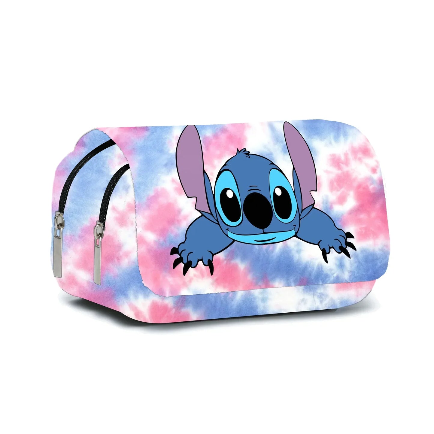 Anime Stitch Fully Printed Flap Pen Bag Stationery Box Pencil Case Primary and Secondary School Student School Bag Cartoon