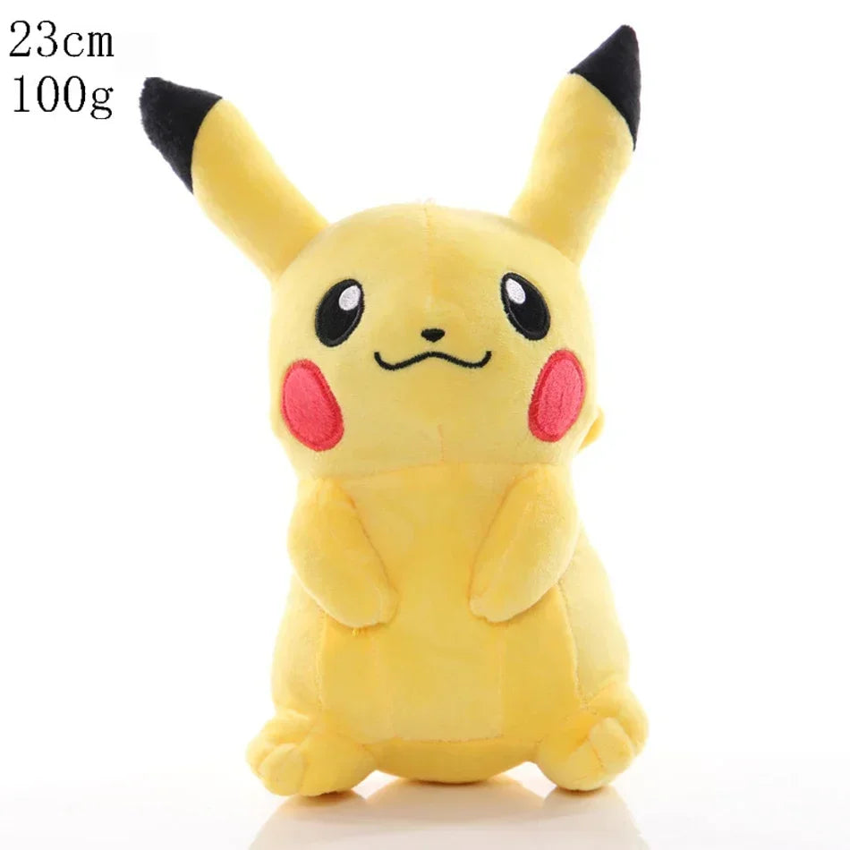 *10PCS Pokemon Plush Charmander Squirtle Pikachu Moon Eevee Plush Bulbasaur Stuffed Animal Toy Gengar Doll Gift for Kid 18-25cm