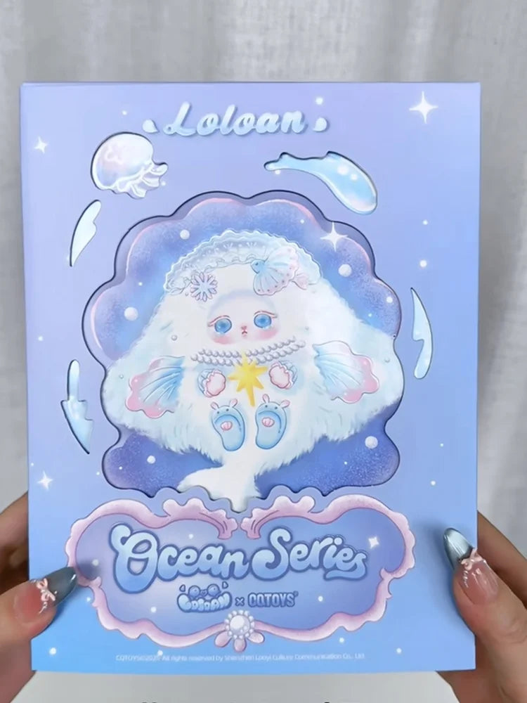 Original Blind Box Loloan Ocean Series Mystery Box Cute Backpack Pendant Room Decor Toy Birthday/Christmas Surprise Gift