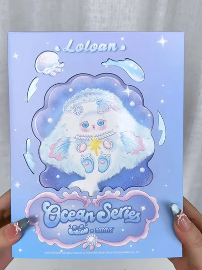 Original Blind Box Loloan Ocean Series Mystery Box Cute Backpack Pendant Room Decor Toy Birthday/Christmas Surprise Gift