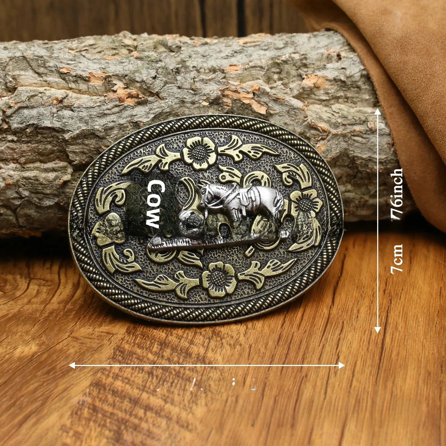 Ceinture ajustable en cuir style cowboy western, style punk, estampage en alliage, boucle de ceinture rétro américaine pour homme, accessoire de mode