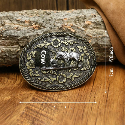 Ceinture ajustable en cuir style cowboy western, style punk, estampage en alliage, boucle de ceinture rétro américaine pour homme, accessoire de mode