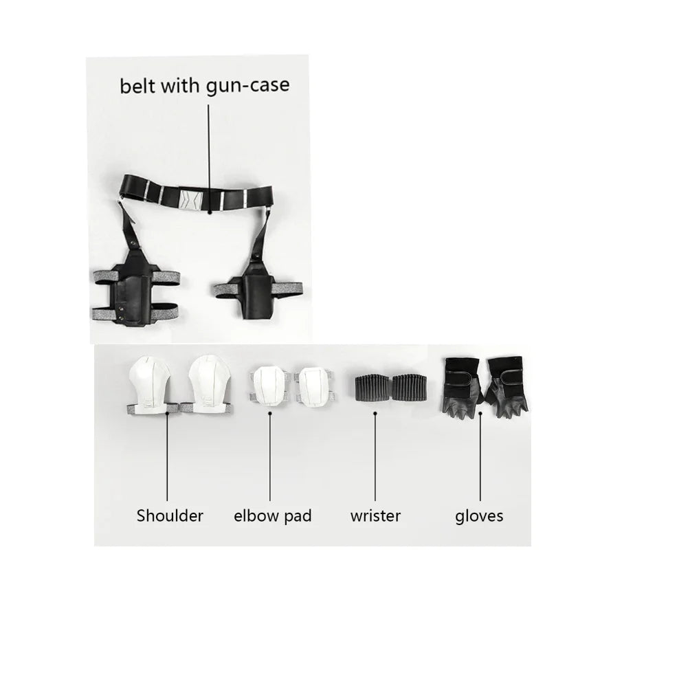 Yelena Belova Cosplay Costume Women DisguiseHalloween Carnival Suit