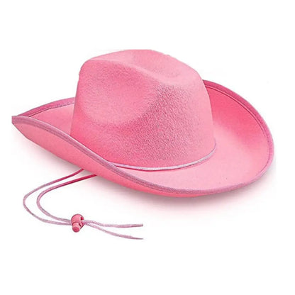 Chapeau de cowboy pour femmes et hommes, accessoire de cowboy, chapeau de princesse en feutre, chapeau de fête d'enterrement de vie de jeune fille, costume de fête, cosplay, chapeau de cowgirl, performance