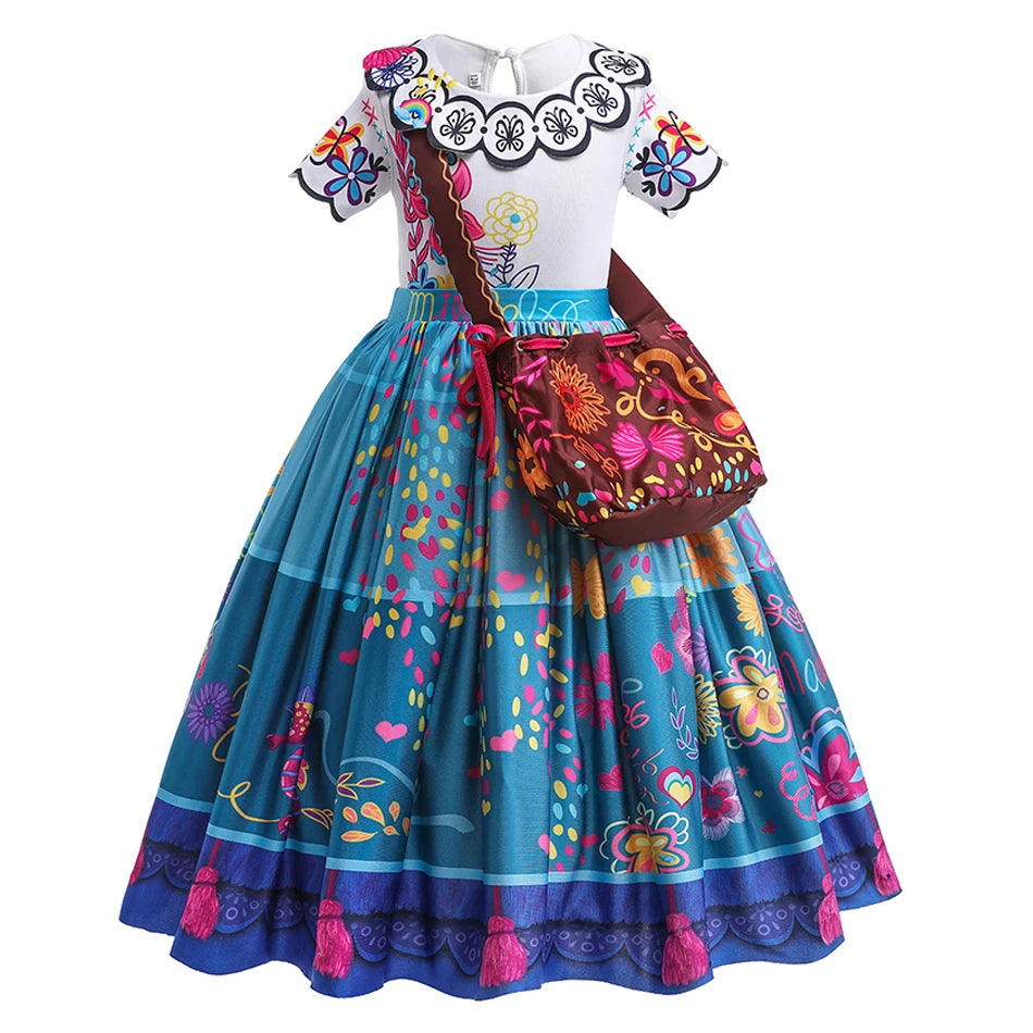 Robe de princesse pour filles, robe d'anniversaire à volants pour enfants, robe de Noël pour enfants,  spectacle, robes de cosplay fantaisie