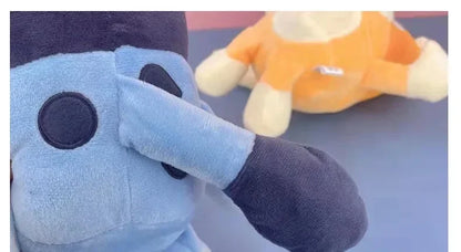 Peluches familiales  17/28 cm – Chiens de dessin animé, peluches douces, idéales pour les anniversaires et les cadeaux de Noël