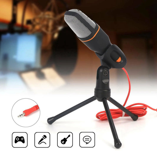 Microphone professionnel Microphones à condensateur Plug & Play 3,5 mm pour