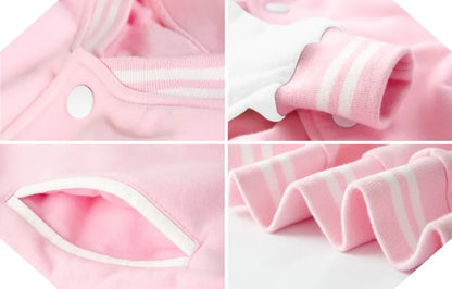 Veste de baseball Lilo Stitchou pour hommes et femmes, style hip-hop, Harajuku, streetwear, pour enfants, garçons et filles, manteaux amples pour l'université