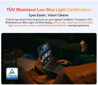 Ordinateur portable Blackview AceBook 12 Win 11 16'' FHD IPS, Intel I5-1030NG7, 16 Go de RAM, 512 Go de SSD, bouton d'alimentation 2 en 1 avec empreinte numérique