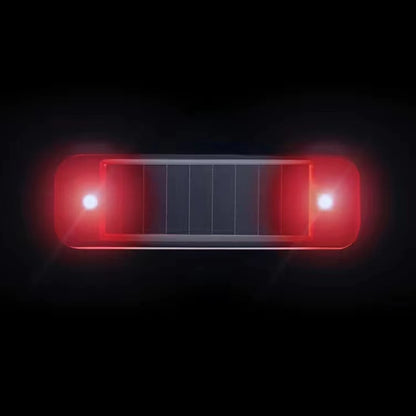 Mini LED énergie solaire voiture voyant d'avertissement nuit sécurité simulée alarme sans fil antivol lampe d'avertissement clignotant lampe d'alarme factice