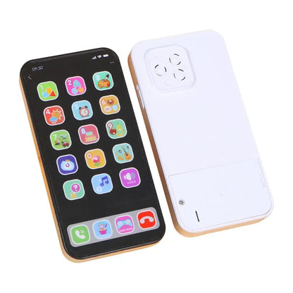 Fake Phone Kids Play House Toys Simulation Music Touch Screen Cell Phone With Light Baby Boys Girls Toys Mobile Phone Model Toys