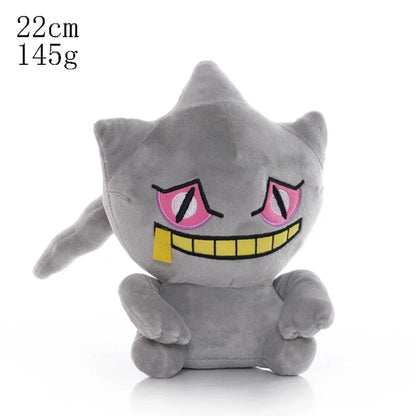 *10PCS Pokemon Plush Charmander Squirtle Pikachu Moon Eevee Plush Bulbasaur Stuffed Animal Toy Gengar Doll Gift for Kid 18-25cm
