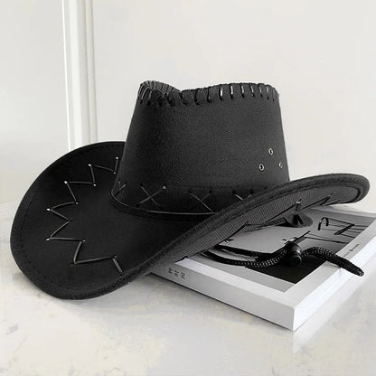 Chapeau de cowboy pour mariée, chapeau de cowgirl, accessoires de cowboy, chapeau de cowboy pour femme, NZM02