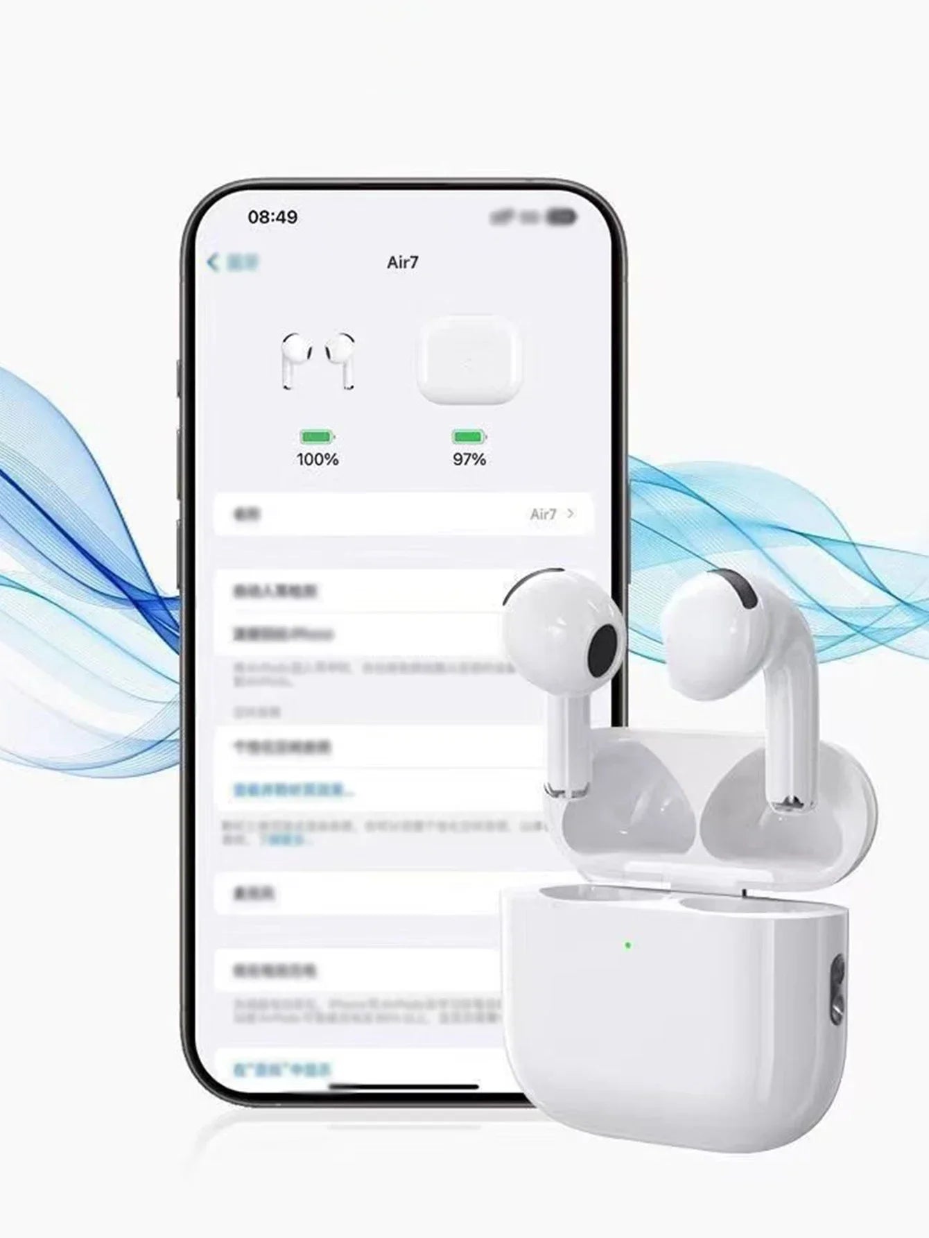 Air Pro True Wireless Bluetooth Earphones ANC Noise Reduction Wireless Headphones Pod Like Pods pro2 Ear Buds For IPhone Android