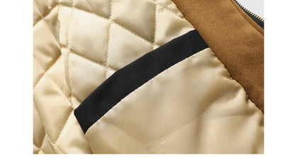 Veste bomber chaude pour homme, coupe-vent épais, à capuche, pour l'extérieur, la randonnée, le sport, thermique, fermeture éclair, collection automne-hiver