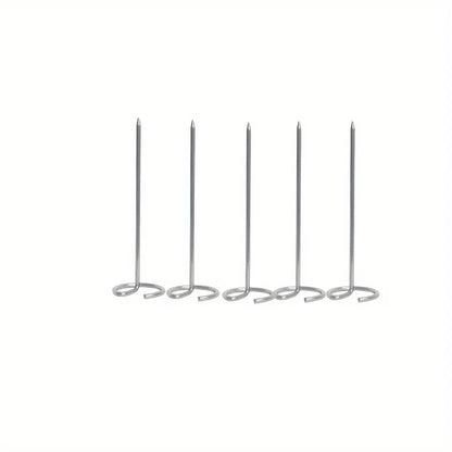 10pcs Air Fryer Oven, Vertical Grill, Skewer Grill, Universal Accessories, Food Grade 304 Stainless Steel Special Baking Needle