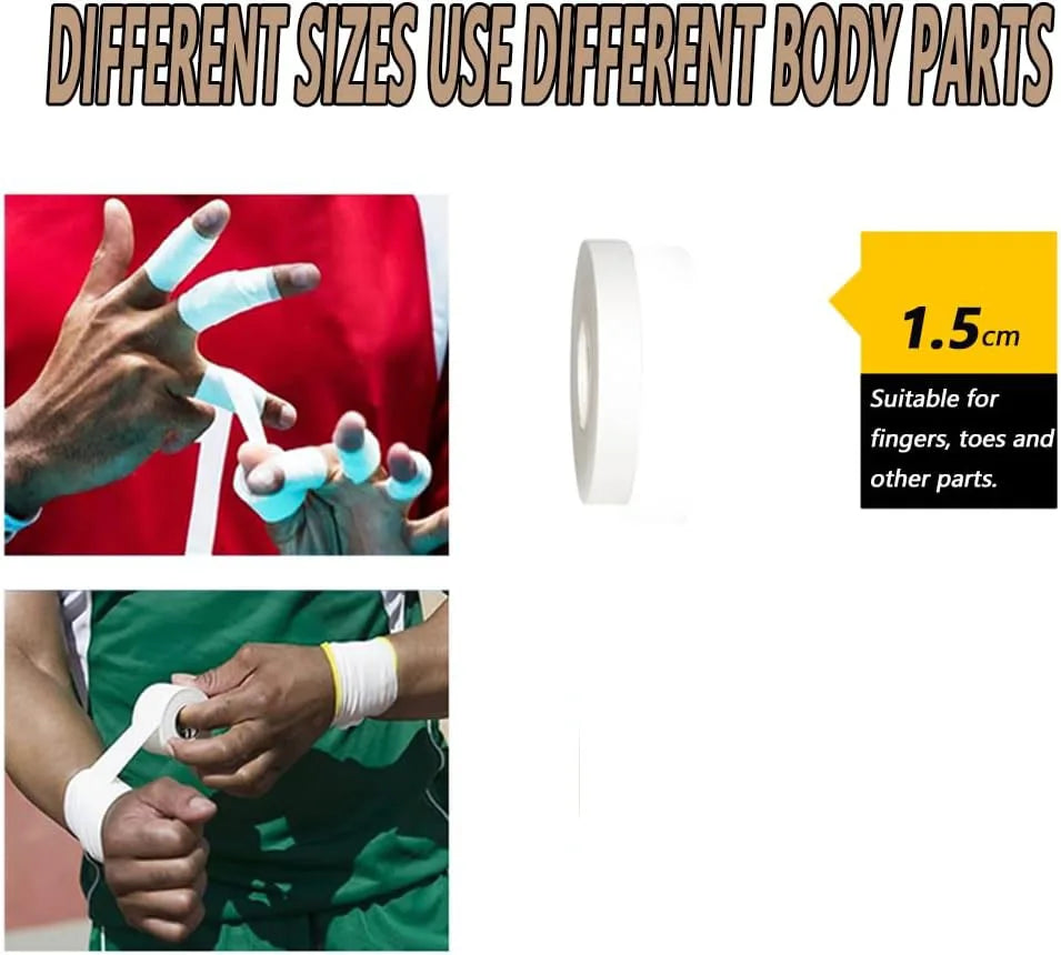 1/5/10 pièces bande de doigt 0.6 pouces bande athlétique pour doigts pieds sueur volley-ball bande de doigt pour Sports de plein air escalade Football