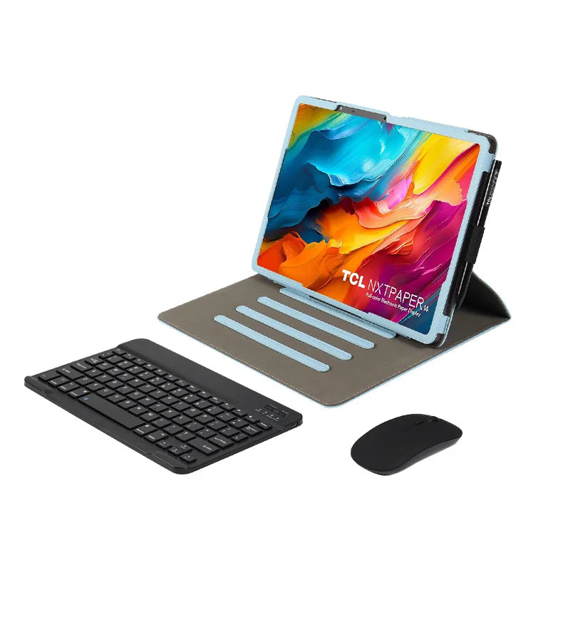 Étui rotatif à 360 degrés Mingfeng pour tablette PC TCL NXTPAPER 14 9491G 14,3 pouces, housse magnétique avec dragonne 2024
