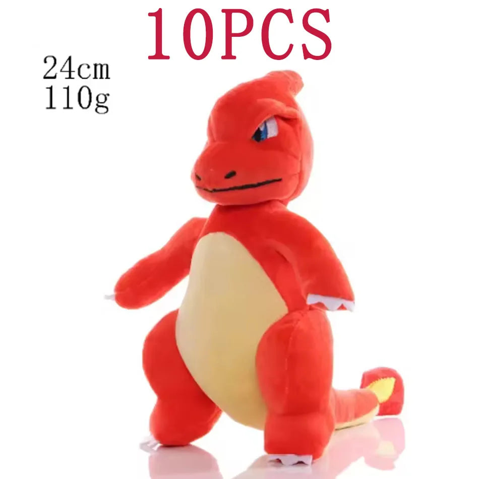 2025@@@@10PCS 20cm Pokemon Stuffed Plush Toys Kawaii Pikachu  Anime Doll Kids Birthday Kawaii Cute Soft Children Stuffed Plush