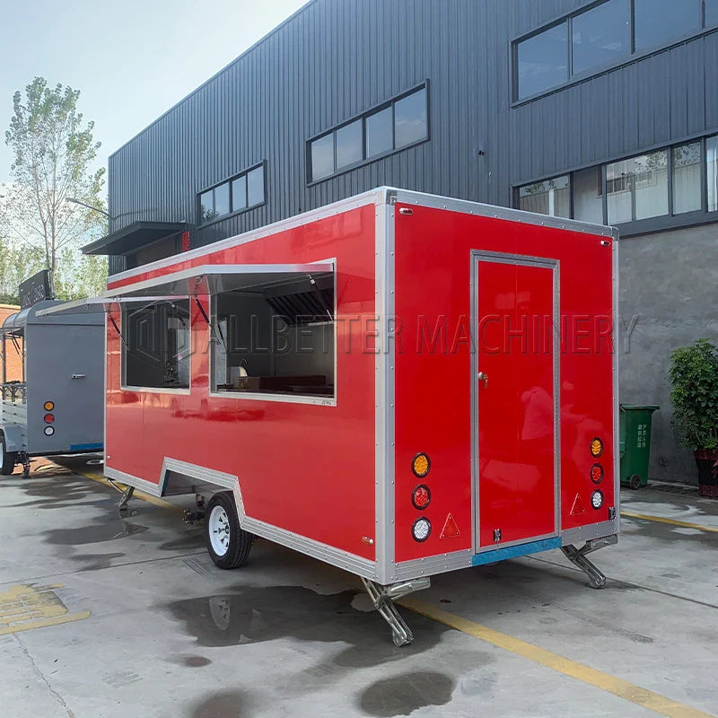 Allbetter Mobile Food Coffee Cart Ice Cream Trailer DOT Concession Trailer Restaurant Food Truck with Full Kitchen for Sale