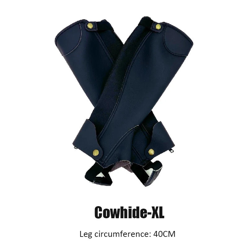 Equestrian Legging Horse Riding Equipment Pirate Knight Equestrian Boot Cover Faux Leather Gaiter Medieval Renaissance Steampunk