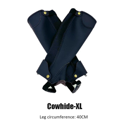 Equestrian Legging Horse Riding Equipment Pirate Knight Equestrian Boot Cover Faux Leather Gaiter Medieval Renaissance Steampunk