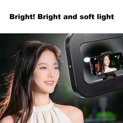 LED Phone Light Light Cell Phone Handheld Stabilizer W/ Ring Light for Camera Smartphone YouTube