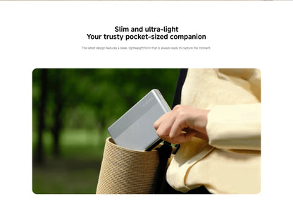 Xiaomi Portable Photo Printer 1S Bluetooth Thermal Print ZINK Inkless Technology Xiaomi App Wireless Portable Photo Printing