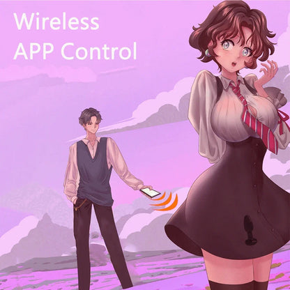 APP-Controlled Rotating LED Butt Plug